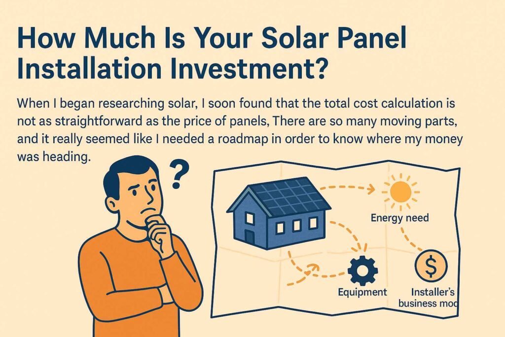 How Much Is Your Solar Panel Installation Investment 1
